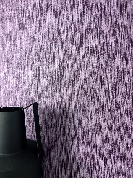 Newroom Vliestapete Tabris Purple Tapete Universal Unifarbe,Struktur,Monoch günstig online kaufen