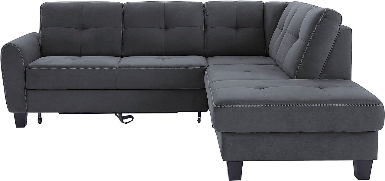 sit&more Ecksofa Varese L-Form, mit Federkern, günstig online kaufen