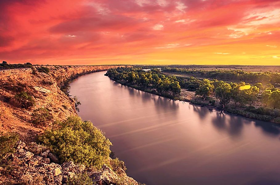 Papermoon Fototapete "Fluss durch Landschaft" günstig online kaufen