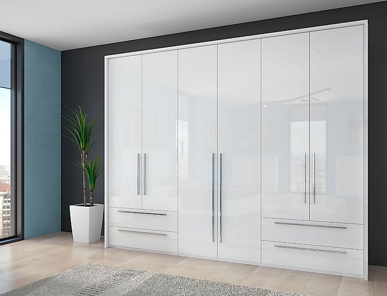 Places of Style Drehtürenschrank Piano, inklusive Rahmen und Beleuchtung, s günstig online kaufen