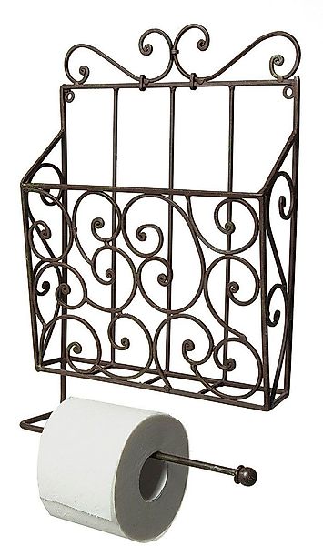 Ambiente Haus Deko-Wandregal Zeitungs-/Toilettenrollenhalter, vintage, 1-tl günstig online kaufen