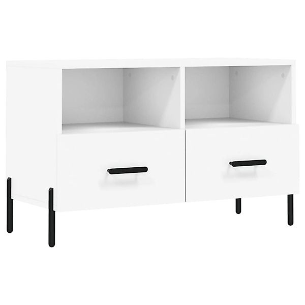 vidaXL TV-Schrank Weiß 80x36x50 cm Holzwerkstoff 828980 günstig online kaufen