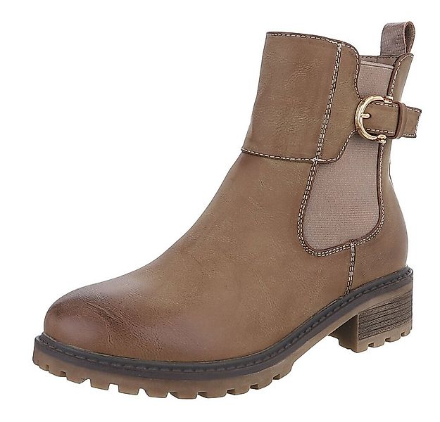 Ital-Design Stylischer Damen-Stiefel mit Komfort und eleganten Details Chel günstig online kaufen