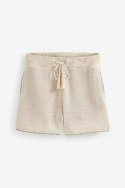Next Shorts Shorts mit Häkeldetail und Bindegürtel (1-tlg) günstig online kaufen