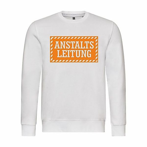 deinshirt Rundhalspullover Herren Pullover Anstaltsleitung Mit Print Motiv, günstig online kaufen