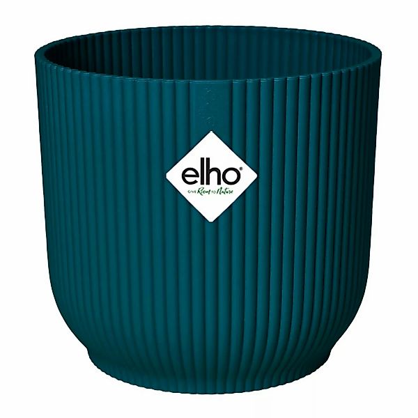 Elho Übertopf Vibes Fold Ø 25 cm x 23 cm Tiefes Blau günstig online kaufen