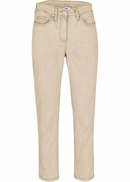 Verkürzte Twill-Hose im Used-Look günstig online kaufen