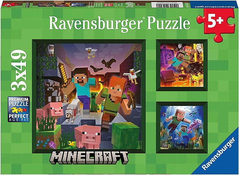 Ravensburger Puzzle Minecraft Biomes, 147 Puzzleteile, günstig online kaufen