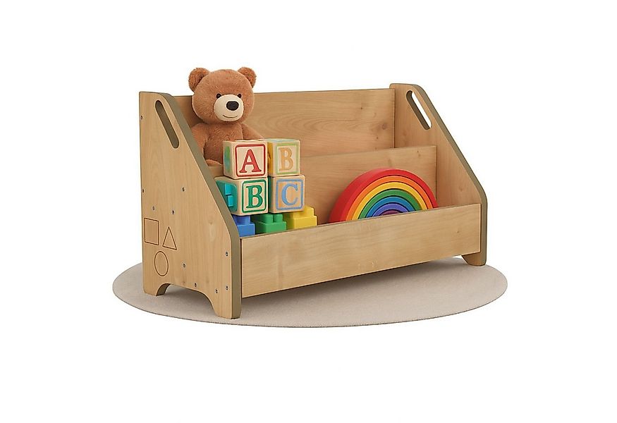 Mein-Regal Standregal DOOWY, Eiche hell Bücherbox Bücherregal, 2 Ebenen, Au günstig online kaufen