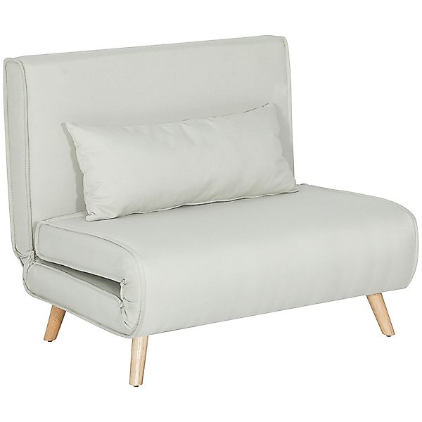 HOMCOM Schlafsofa Einzelsofa Klappsofa mit verstellbarer Rückenlehne, nordi günstig online kaufen