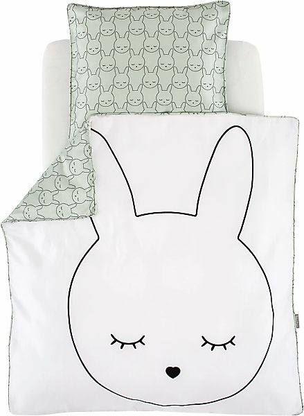 Träumeland Babybettwäsche "kuschelweiche Bettwäsche Kuschelhase" 2 Stk. tlg günstig online kaufen