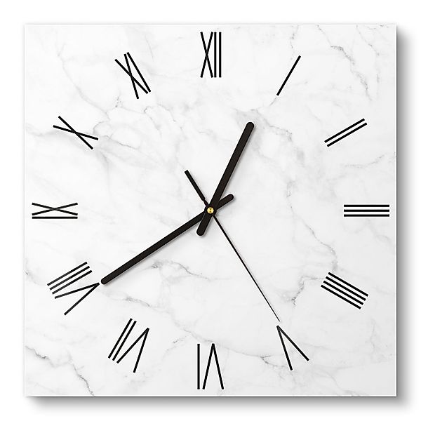 DEQORI Wanduhr 'Marmorplatte im Detail' (Glas günstig online kaufen