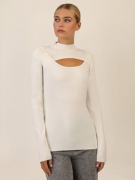 Apart Stehkragenpullover mit Cut-out-Detail günstig online kaufen