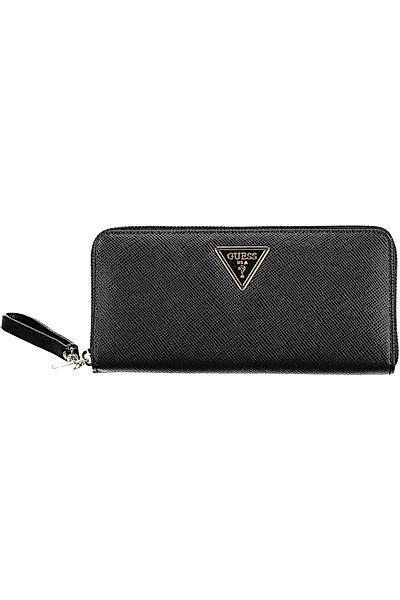 GUESS JEANS Geldbörse, Elegante Damengeldbörse Schwarz günstig online kaufen