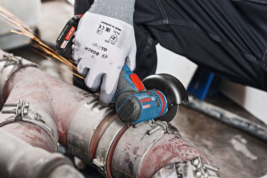 Bosch Professional Akku-Winkelschleifer GWS 12 V-76 L-Boxx inkl. 2 Akkus + günstig online kaufen