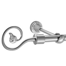 BASIT Gardinenstange Rohr Edelstahloptik 16 mm günstig online kaufen