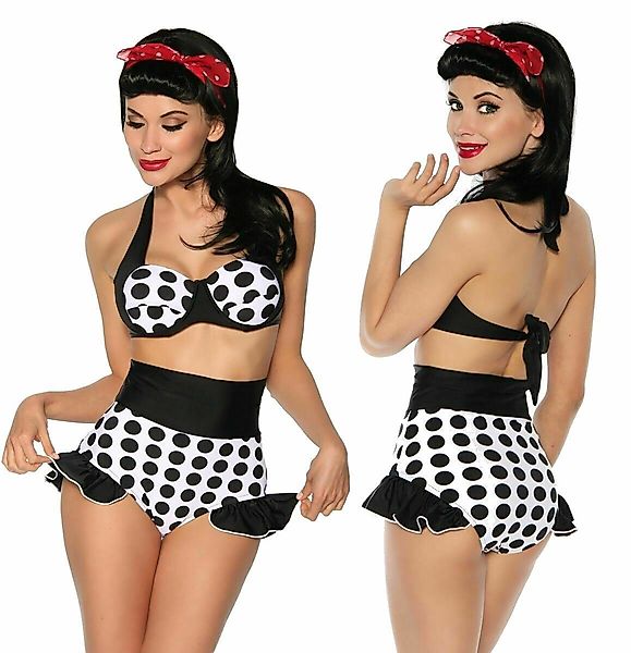 Samegame Push-Up-Bikini Vintage Push-Up Bikini Set günstig online kaufen
