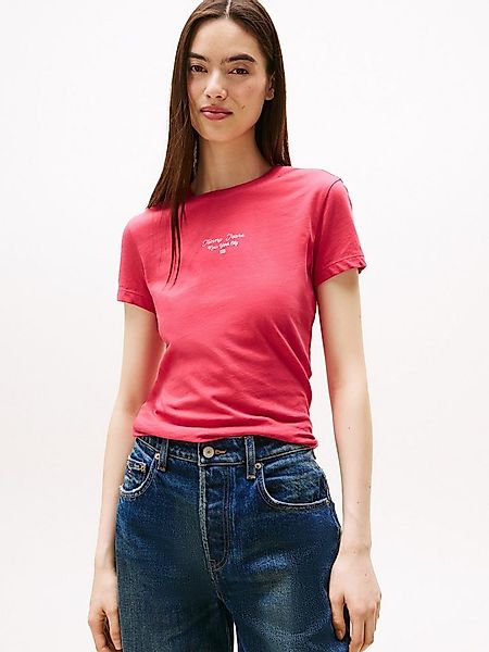 Tommy Jeans Kurzarmshirt TJW SLIM ESS LOGO 1 TEE EXT günstig online kaufen