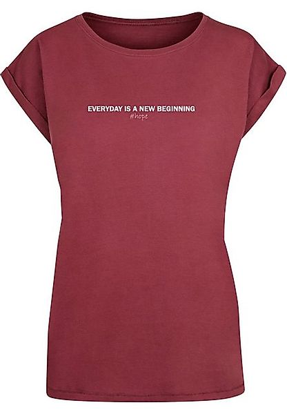 Merchcode T-Shirt Merchcode Damen Ladies Hope Extended Shoulder Tee (1-tlg) günstig online kaufen