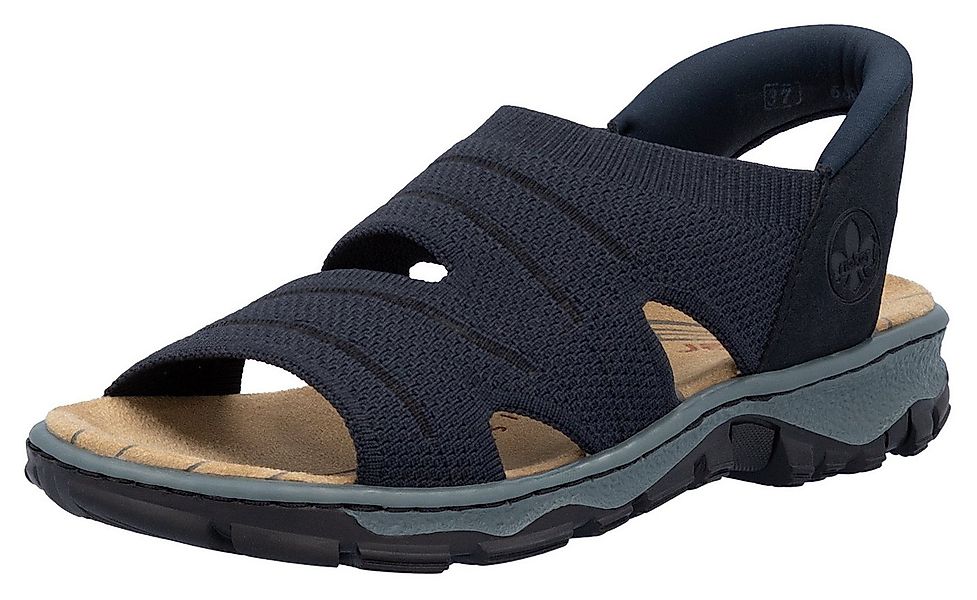 Rieker Sandale Trekkingsandale, Outdoorsandale, Sommerschuh mit Elastik-Ein günstig online kaufen