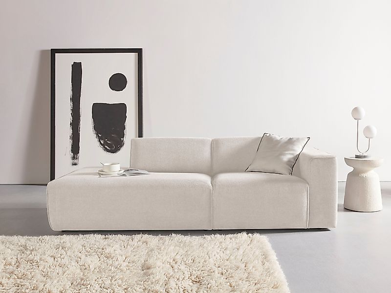 Home affaire 2-Sitzer "Noord mit Kedernaht, Breite 227 cm" Cord, Struktur, günstig online kaufen