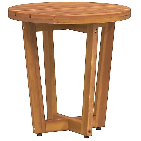 vidaXL Garten-Beistelltisch Rund Ø40x40 cm Massivholz Akazie 4108130 günstig online kaufen