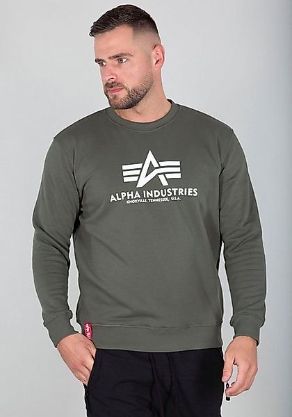 Alpha Industries  Sweatshirt Basic Sweater - dark olive günstig online kaufen