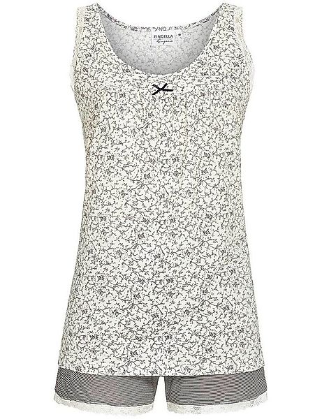 Ringella Pyjama Shorty mit Spitzenbesatz 'Lingerie' günstig online kaufen