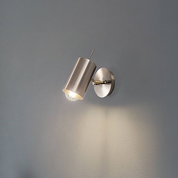 Wandleuchte Kem, messing, Metall, Höhe 23 cm, E27 günstig online kaufen