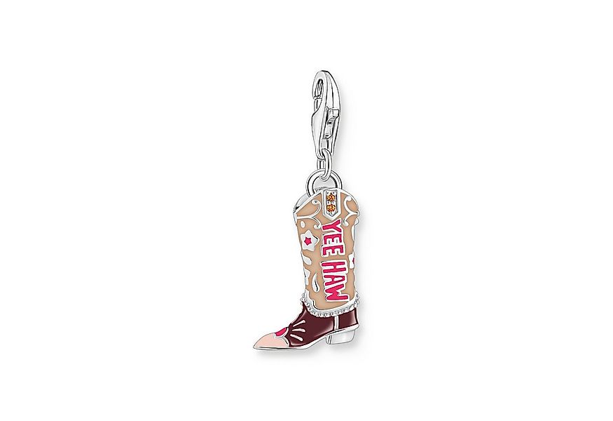 THOMAS SABO Charm-Einhänger Cowboy-Stiefel-Motiv, mit Zirkonia (synth) günstig online kaufen