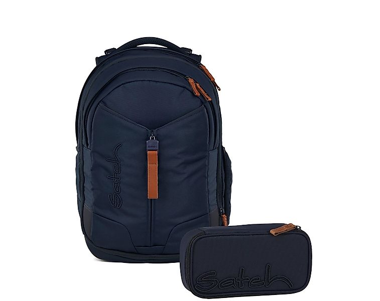 Satch Schulranzen Schulrucksack-Set MATCH Nordic Blue günstig online kaufen