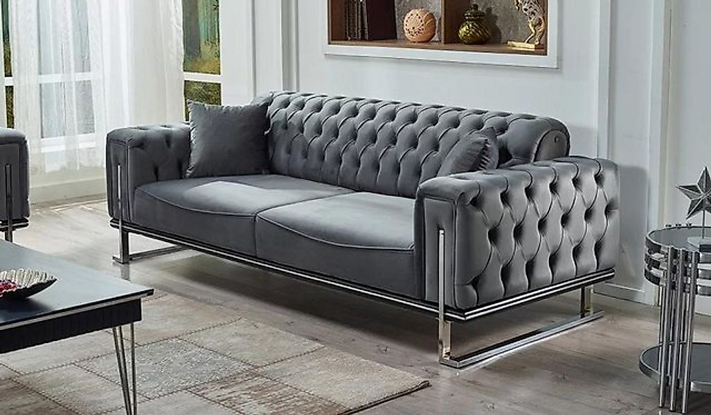 Xlmoebel Chesterfield-Sofa Luxuriöses Chesterfield-Polstermöbel für das Woh günstig online kaufen