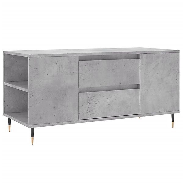 vidaXL Couchtisch Betongrau 102x44,5x50 cm Holzwerkstoff Modell 1 günstig online kaufen