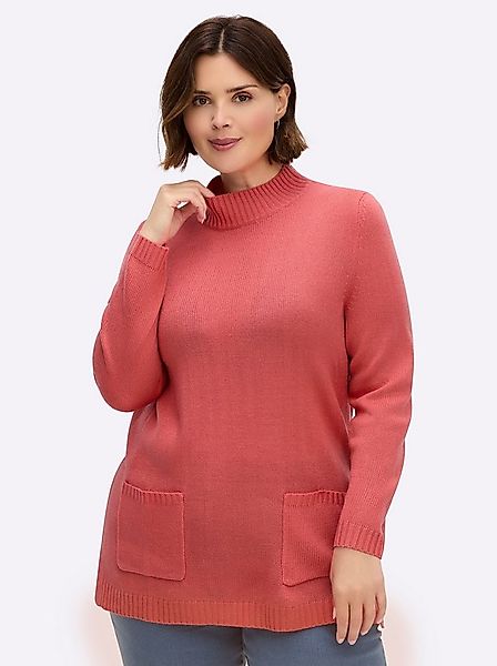 Sieh an! Strickpullover Longpullover Langarm Jersey günstig online kaufen