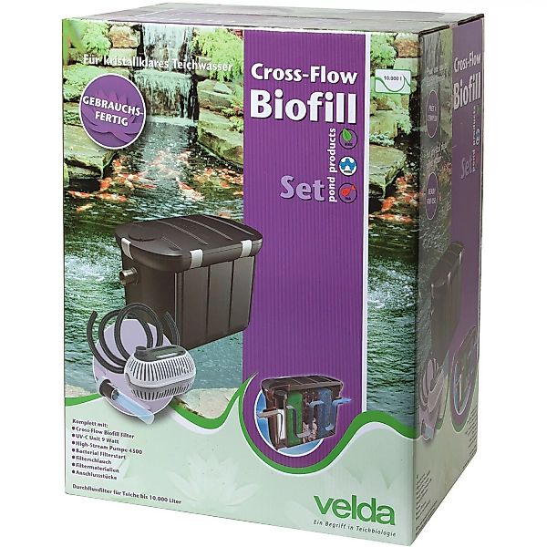 Velda Mehrkammer Durchflussfilter Cross-Flow Biofill Set günstig online kaufen