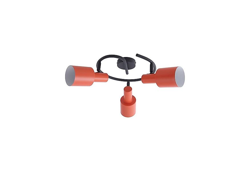 Lindby Deckenstrahler Ovelia, Metall, Gelb IP20, 3 x 15 W LED günstig online kaufen