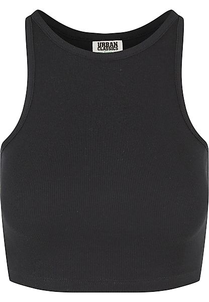 URBAN CLASSICS Tanktop "Urban Classics Damen Ladies Organic Cropped Rib Top günstig online kaufen