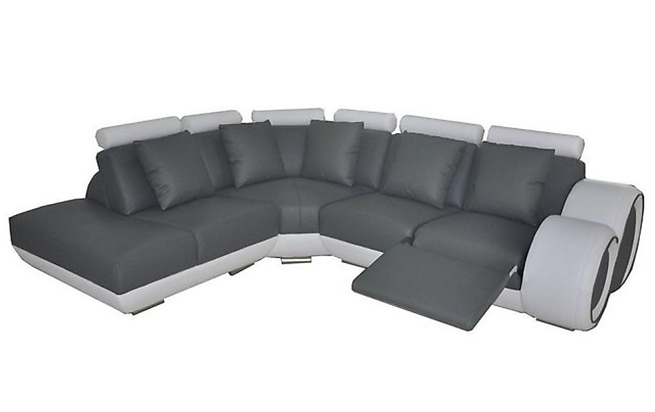 Xlmoebel Ecksofa Modernes Ledersofa mit USB-Anschluss in zeitgemäßem Design günstig online kaufen