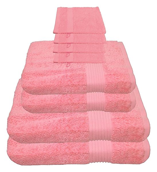 Julie Julsen Handtücher 8-Handtücher-Rosa, Baumwolle (8-St) günstig online kaufen