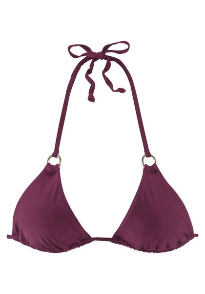 LASCANA Triangel-Bikini-Top Italy, mit Zierringen günstig online kaufen