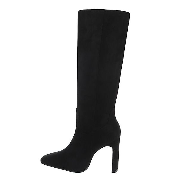 Ital-Design Damen Elegant High-Heel-Stiefel (81441170) Blockabsatz günstig online kaufen