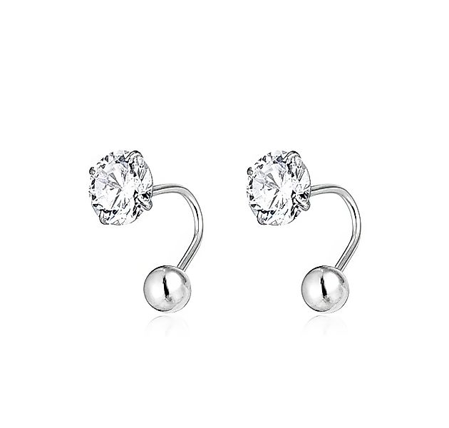 Jumpeak Paar Ohrstecker Super Sparkly Spiral-Ohrringe günstig online kaufen