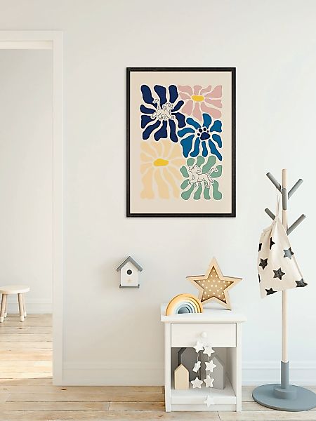 Komar Wandbild "Disney The Lion King Between Flowers" Disney Set, 1 Stk. tl günstig online kaufen