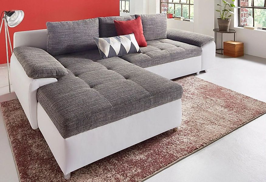 sit&more Ecksofa Labene L-Form, wahlweise mit Bettfunktion und Bettkasten, günstig online kaufen