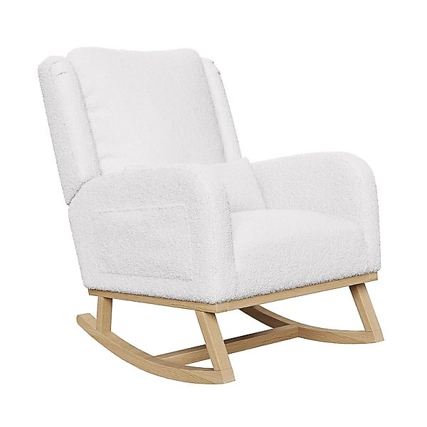 PXloue Polsterstuhl 93x68x96cm Schaukelstuhl mit Kissen-Relaxsessel mit Arm günstig online kaufen