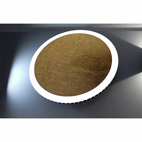 Luce Design LED-Deckenleuchte Moon 30 cm Gold günstig online kaufen