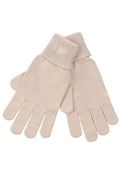 Calvin Klein Strickhandschuhe CK FINE RIB GLOVES Fingerhandschuhe günstig online kaufen