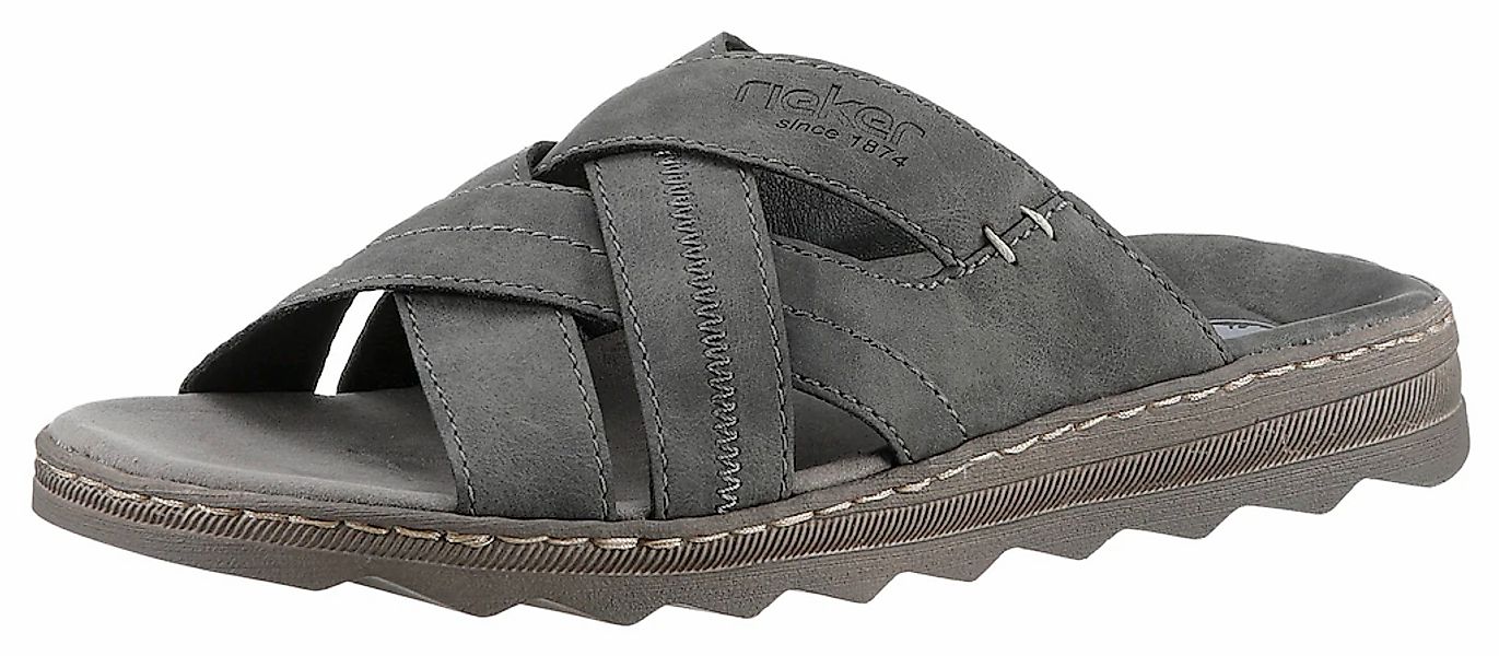 Rieker Pantolette, Sommerschuh, Schlappen, Poolslides, mit modischer Laufso günstig online kaufen