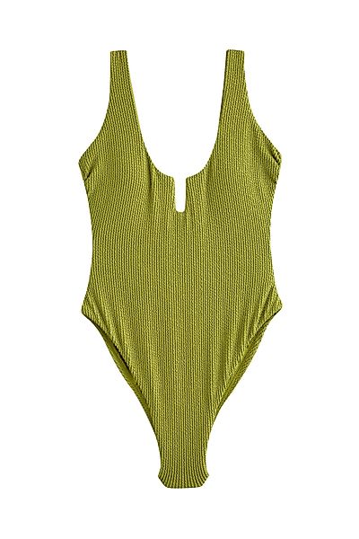 Next Badeanzug Bauchformender Badeanzug mit U-Ausschnitt günstig online kaufen
