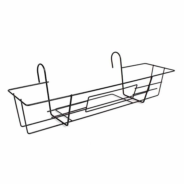 Jardifer Blumenkastenhalter Metall-Balkonkastenhalter schwarz 65 x günstig online kaufen